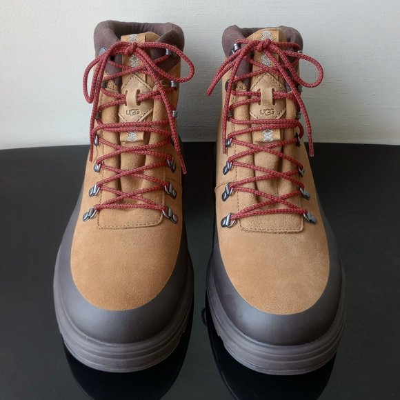 UGG Men's Biltmore Waterproof Suede Boot in Cool & Popular UGG Chestnut Color - Picture 3 of 16